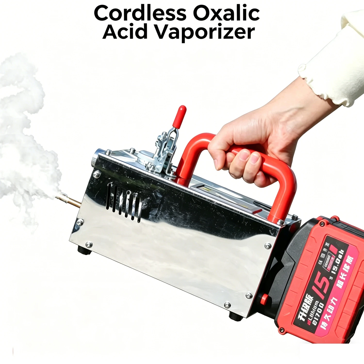 Cordless Oxalic Acid Vaporizer for Beekeeping, Fit Makita Battery (Battery NOT Included), Varroa Mite Treatment Atomizer