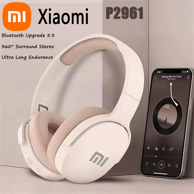 Xiaomi Bluetooth 5.3 Wireless P2961 Headphones 9D Stereo Headset Gaming Accessories HIFI Headset Game Earbuds With Microphone