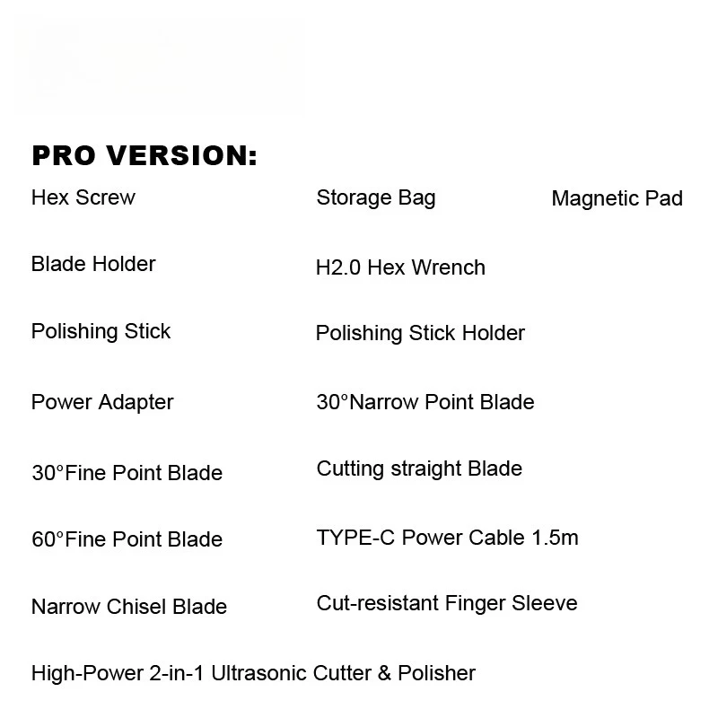 Professionelles Ultraschall-Schneidmesser 40 kHz für Acrylplatten und DIY-Handwerksprojekte, glatter Vibrationsschneider