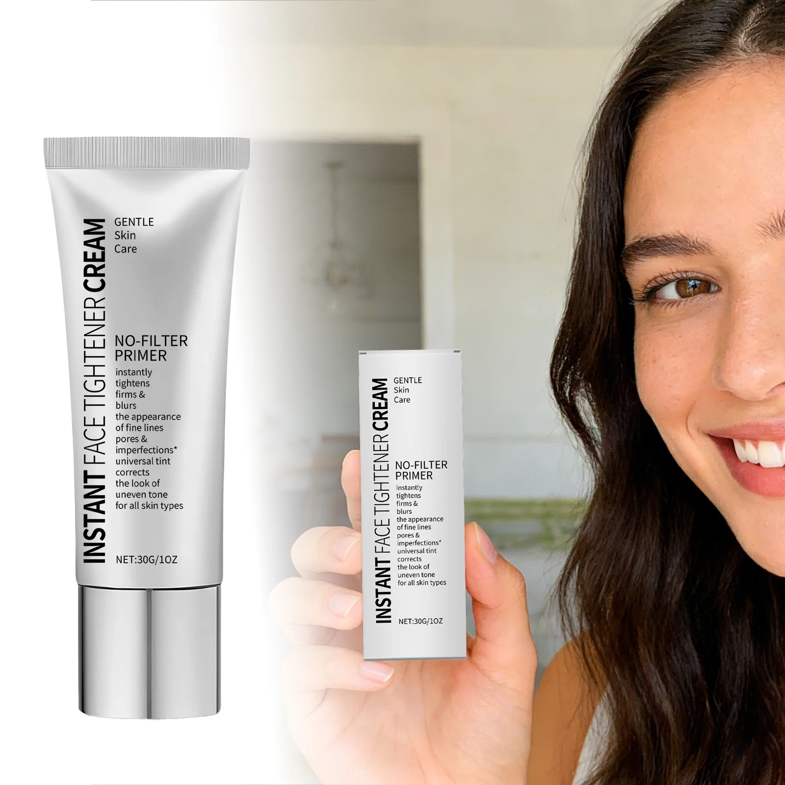 Facial Makeup Primer Firming Skin Reduce Oily Shine Create A Flawless Foundation Enhance Skin Barrier Instant Tighten Face Cream