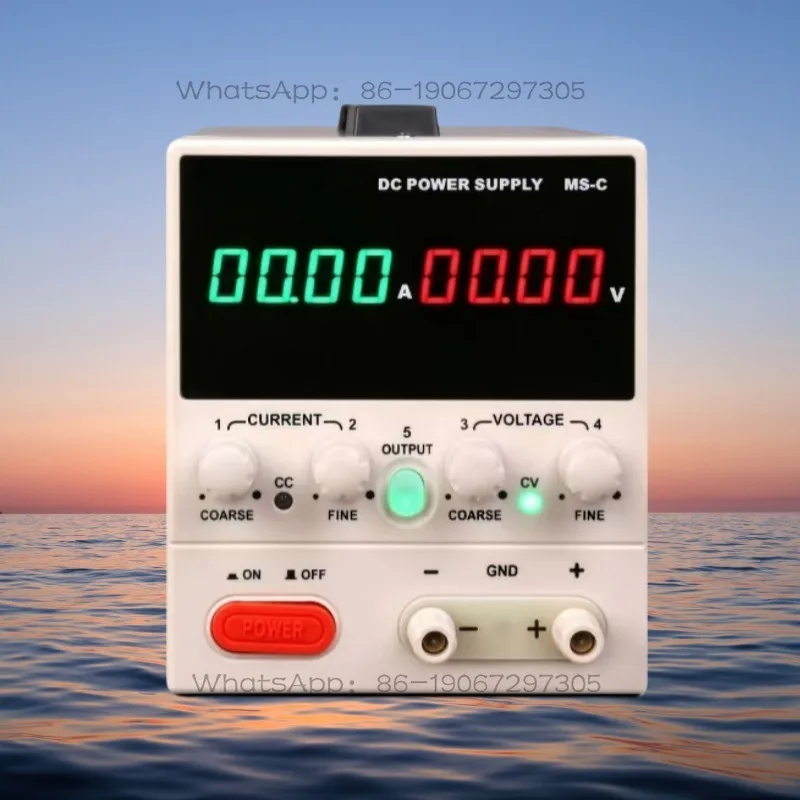15V20A Adjustable DC Power Supply MS1520C Electroplating Encoder Programmed High Precision Digital Display
