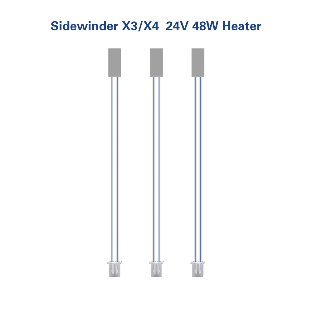 24V 48W Ceramic Cartridge Heater For Artillery SW-X3 X4 Heating Rod 100K NTC Thermistor For Sidewinder X3 X4 3d Printer Extruder