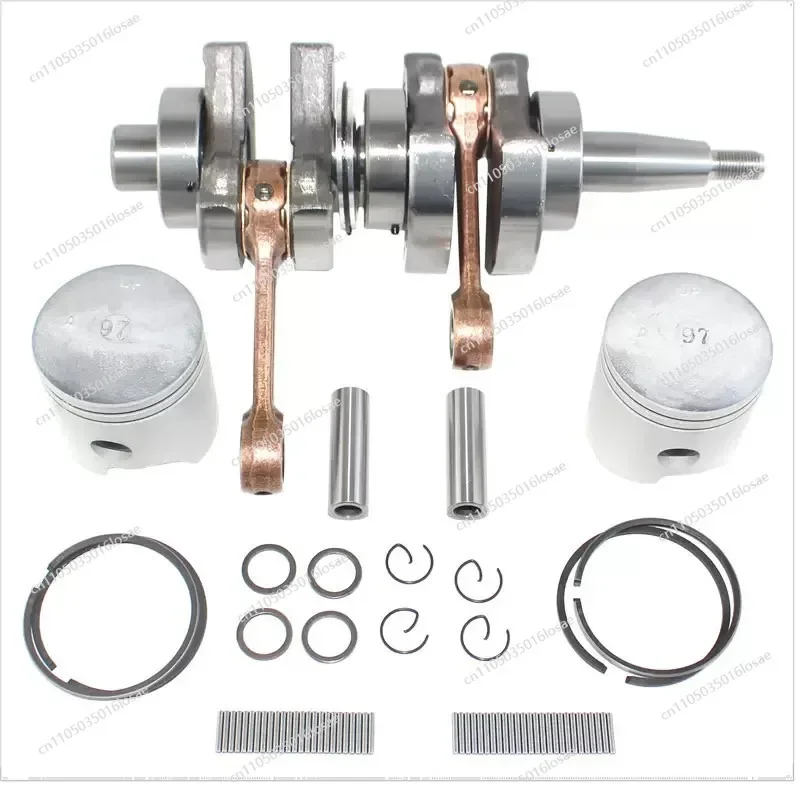 For Outboard Motor 2 Stroke 15/18 Hp Engine Crankshaft Piston Ring Piston Assembly Parts