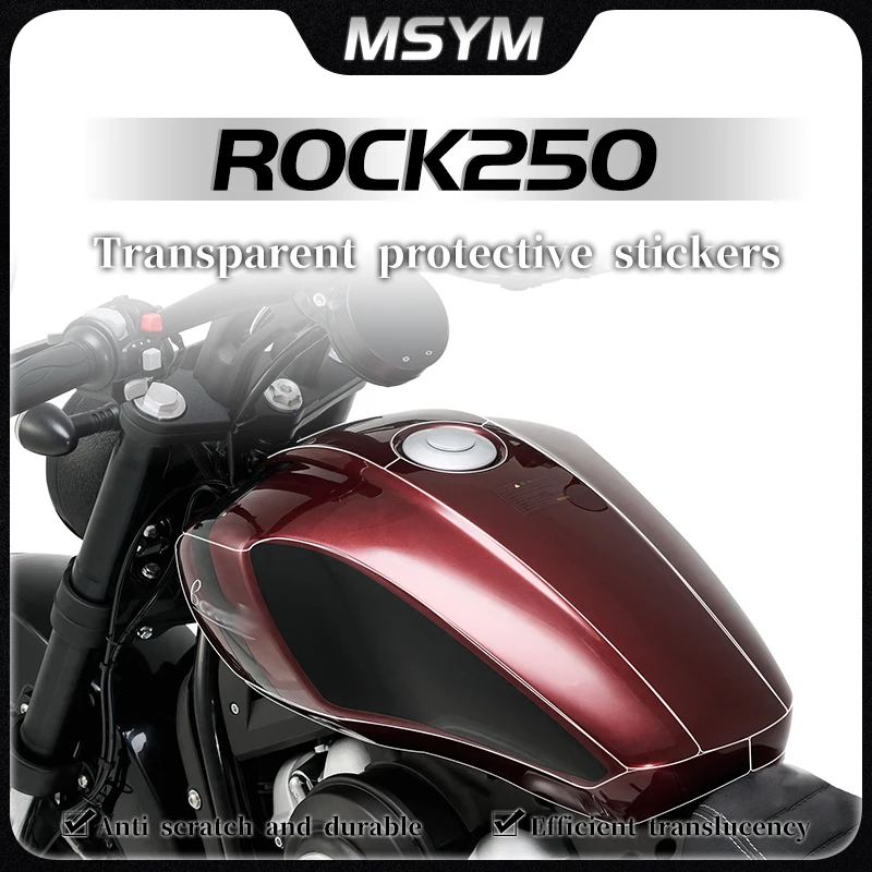 

For Benda ROCK 250 Rock250 rock250 benda rock 250 Invisible car cover fuel tank transparent protective film sticker accessories