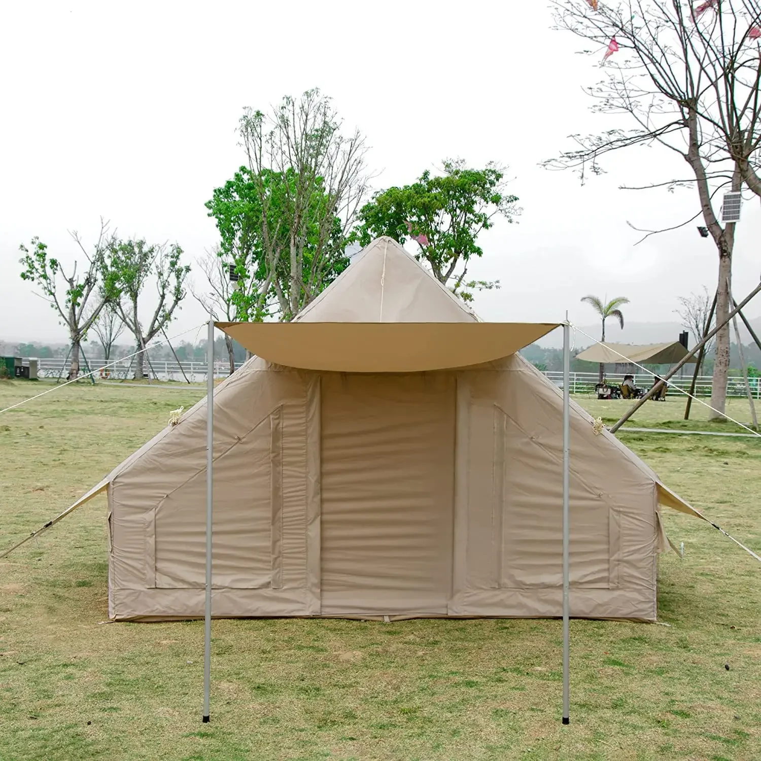 

Inflatable tent 6 flat canopy camping camping inflatable house air column tent rainproof one-bedroom free to build