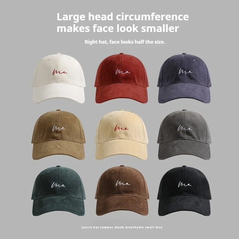 1pc Retro Washed Wave Embroidered Baseball Caps for Men Women,summer Snapback Hiphop Street Hats Sun Protection Caps Adjustable