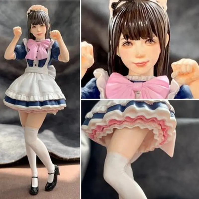

1/12 милый студенческий наряд горничной, модель из смолы, фигурка Gk, микроминиатюрная 3d печатная белая модель игрушки, комплект в разобранном и неокрашенном виде