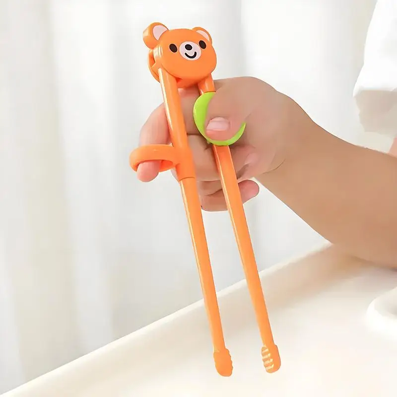 Toddler Learning Chopsticks Adorable Cartoon Animal Design Non Slip BPA Free for Kids Mealtime Training Home Use