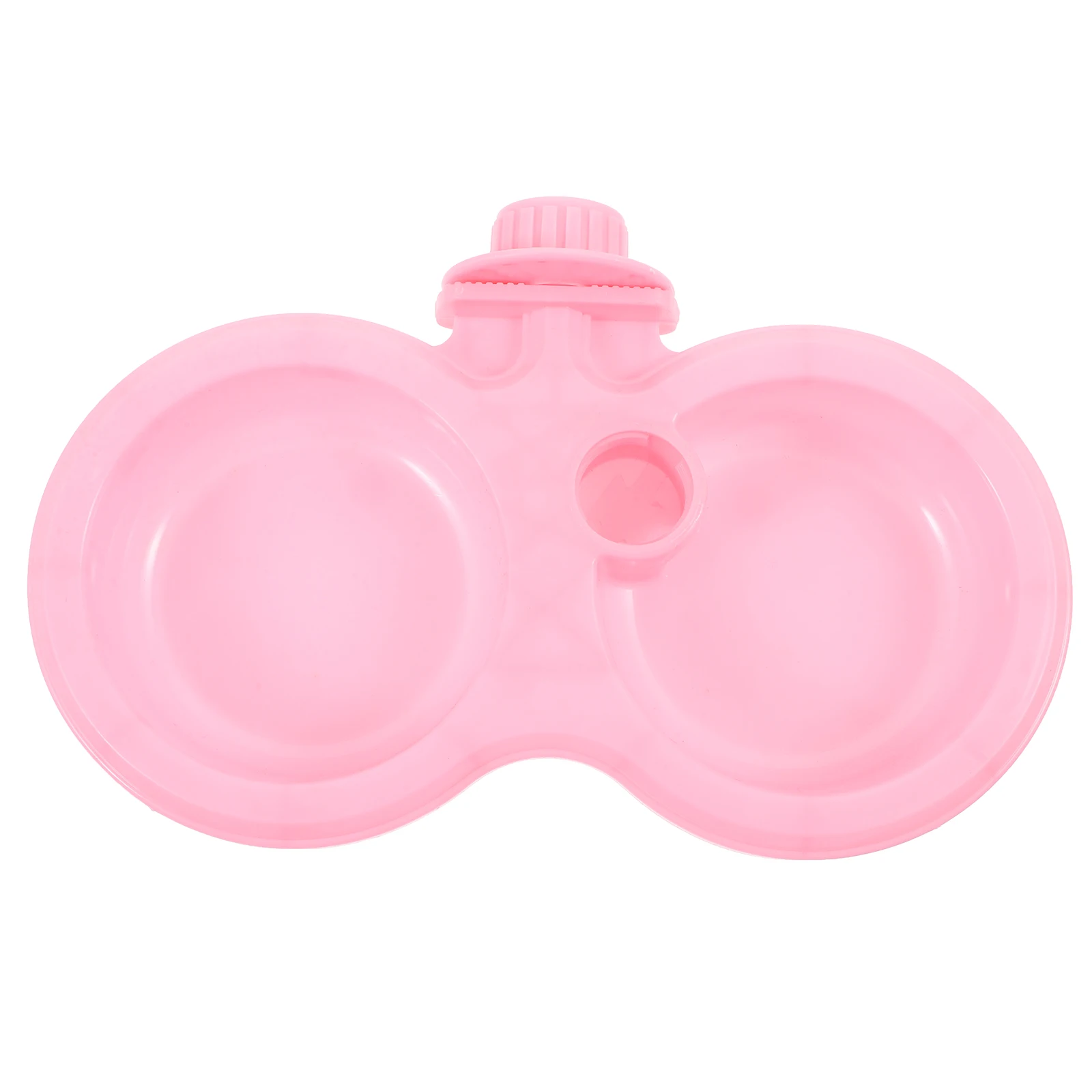 

Hanging For Crate Kennel Cage Mount Pet Food Water Removable Anti-Fall Feeder Reusable Plastic Pet Bowl Space-Saving Rounded