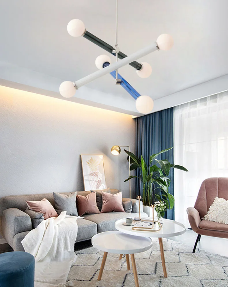 Minimalist Colorful Chandelier