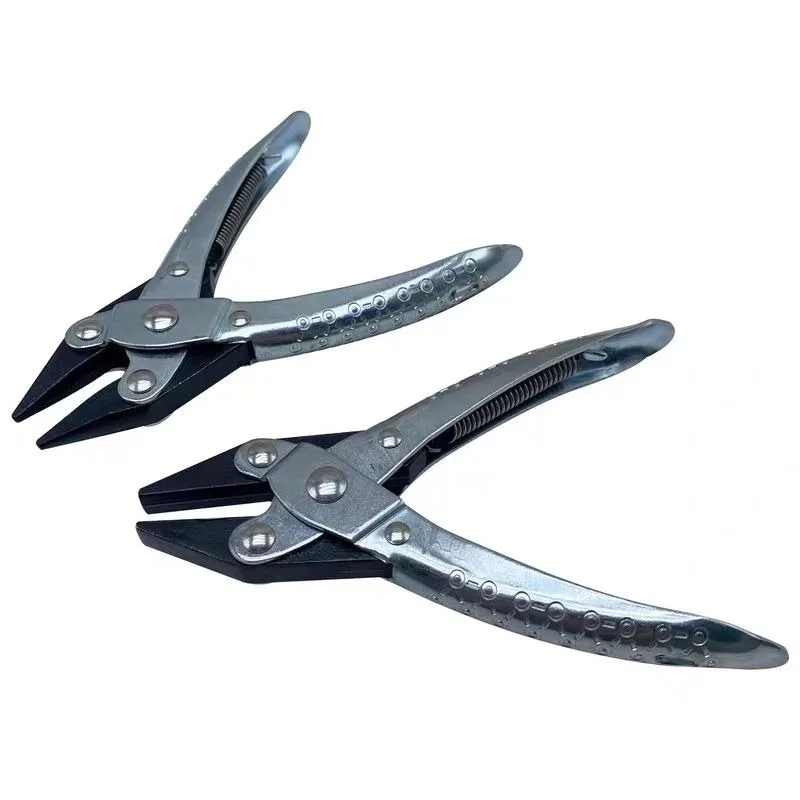 Parallel pliers pointed nose pliers flat mouth spring jewelry round mouth parallel pointed clippers clamping
