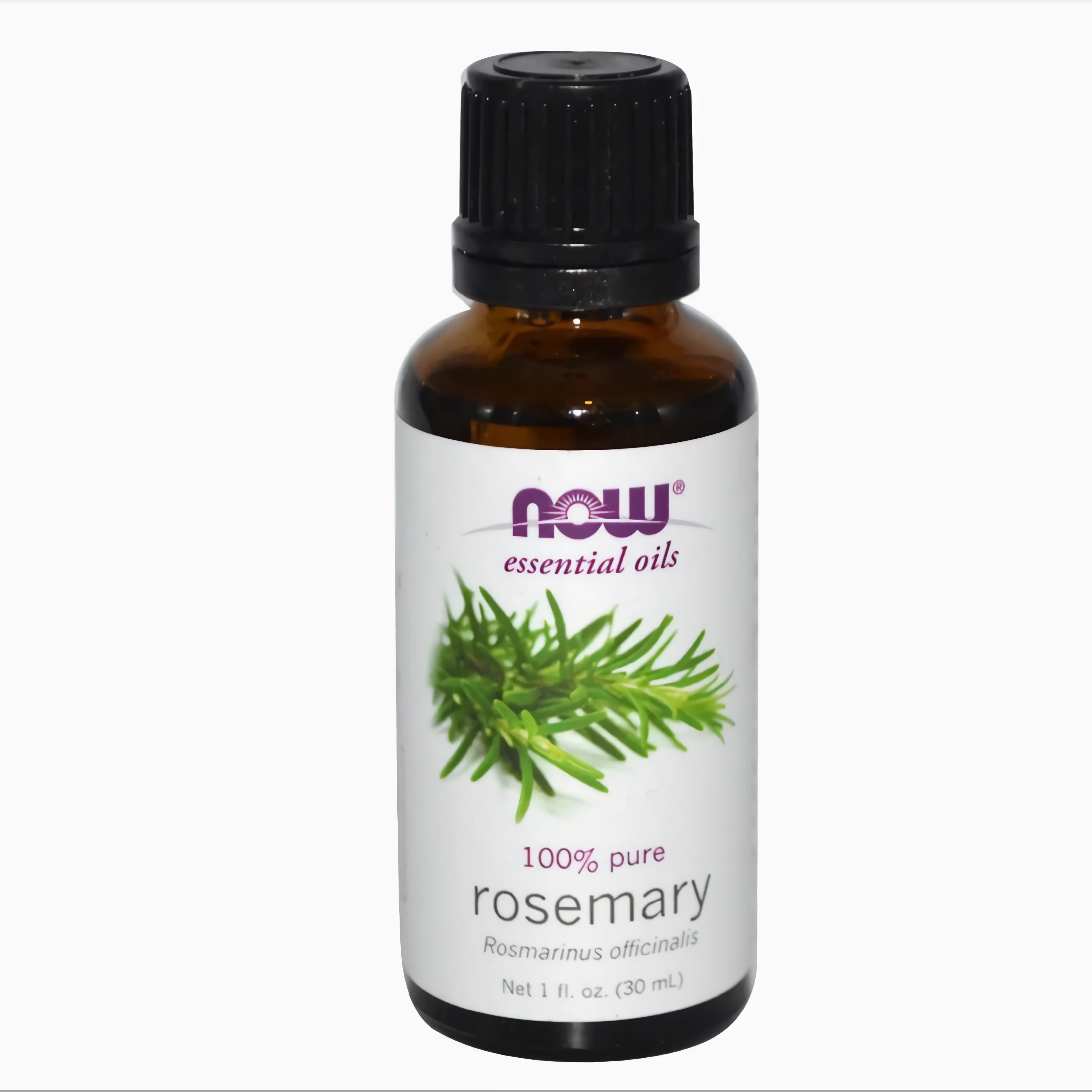 Rosmarinpflege/Wachstumsöl/Verhindert Ausdünnung/Postpartum Aloe Saw Palmetto/NOW Foods, Ätherische Öle, Rosmarin, 1 fl oz (30 ml)
