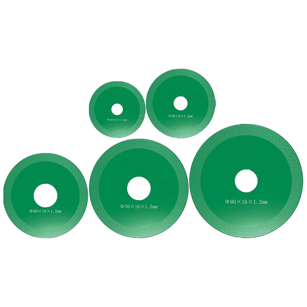 

1pcs Cutting Disc Cutting Blade For Angle Grinder Wear Resistance 40mm 50mm 60mm 70mm 80mm Green High Manganese Steel