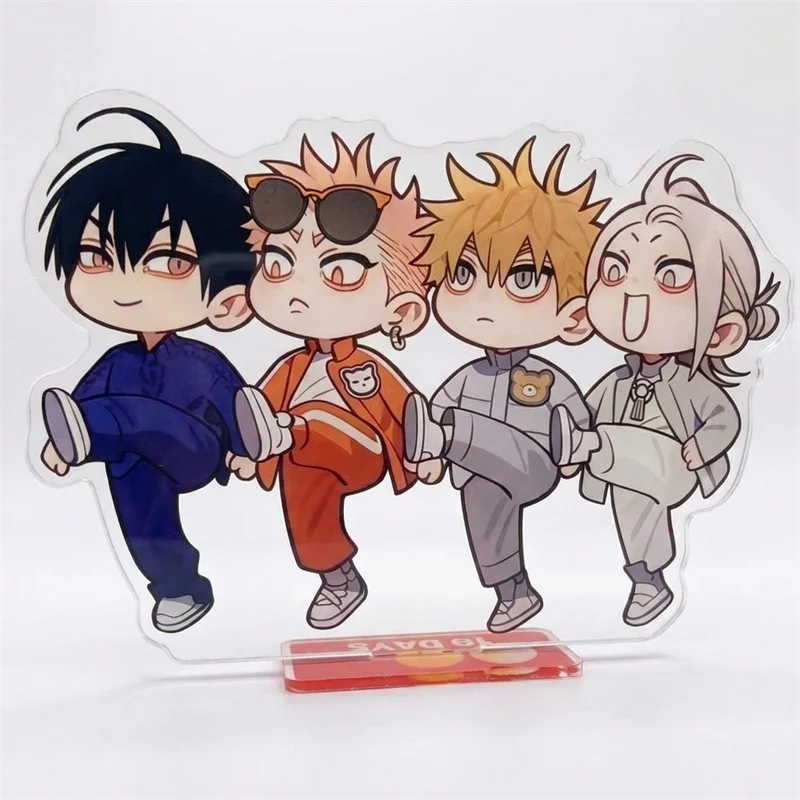 Comic 19 Days He Tian Mo Guanshan Zhan Zhengxi Jian Yi Cosplay Acrylic Stand Model Figure Desktop Ornament Accessories Props