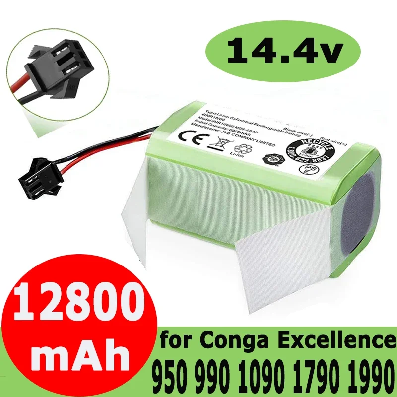 

Литий-ионный аккумулятор для Cecotec Conga Excellence 950 990 1090 Ecovacs Deebot DN621 601/605 Eufy RoboVac 35C Panda i7 V710