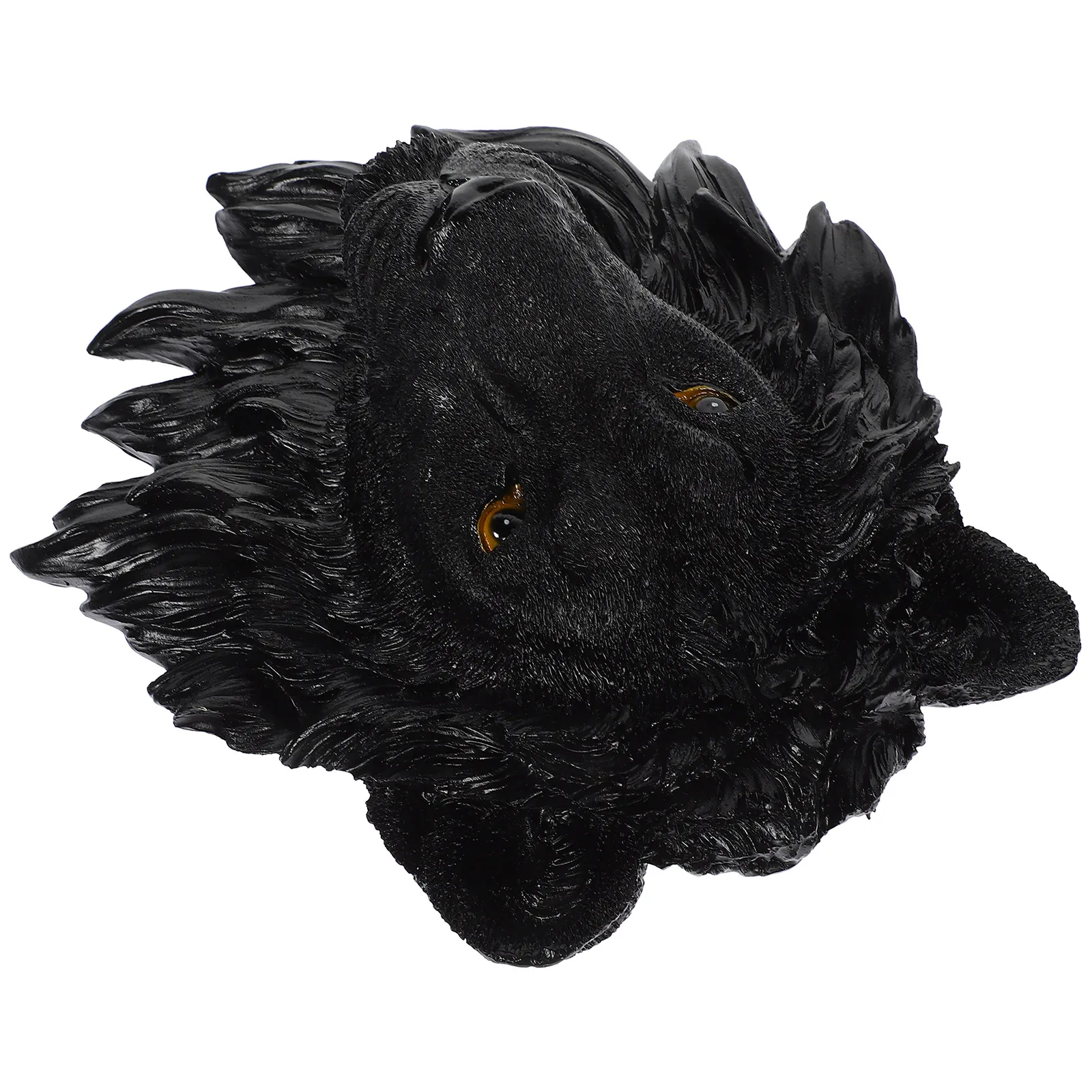 

Golden Lion Wall Decor 20x23x9.5cm Resin Material Home Office Animal Resin Lion Head Wall Decor Shaped Sculpture