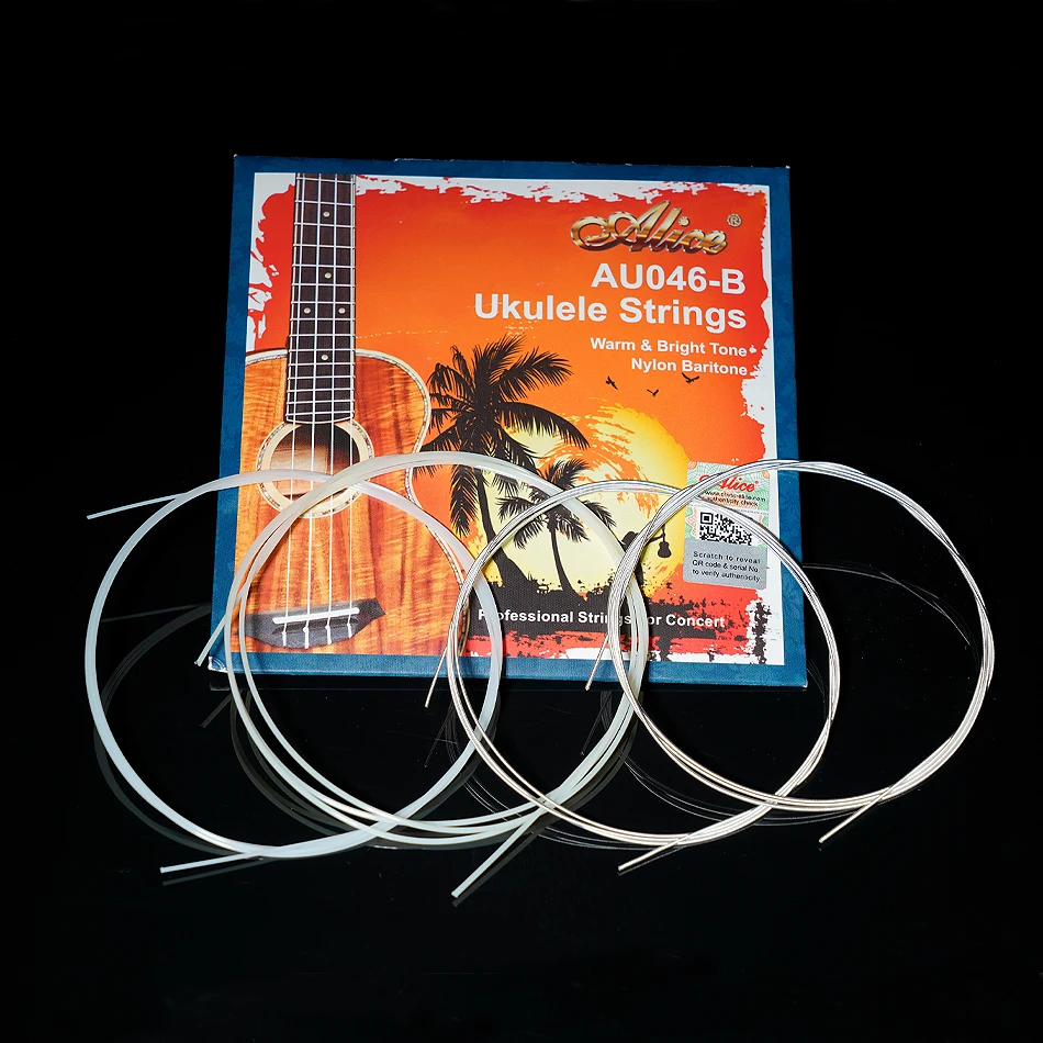 Alice Ukulele Strings AU046 Series PBT Modified Nylon Plain Strings for Soprano/Concert/Tenor/Baritone Ukulele