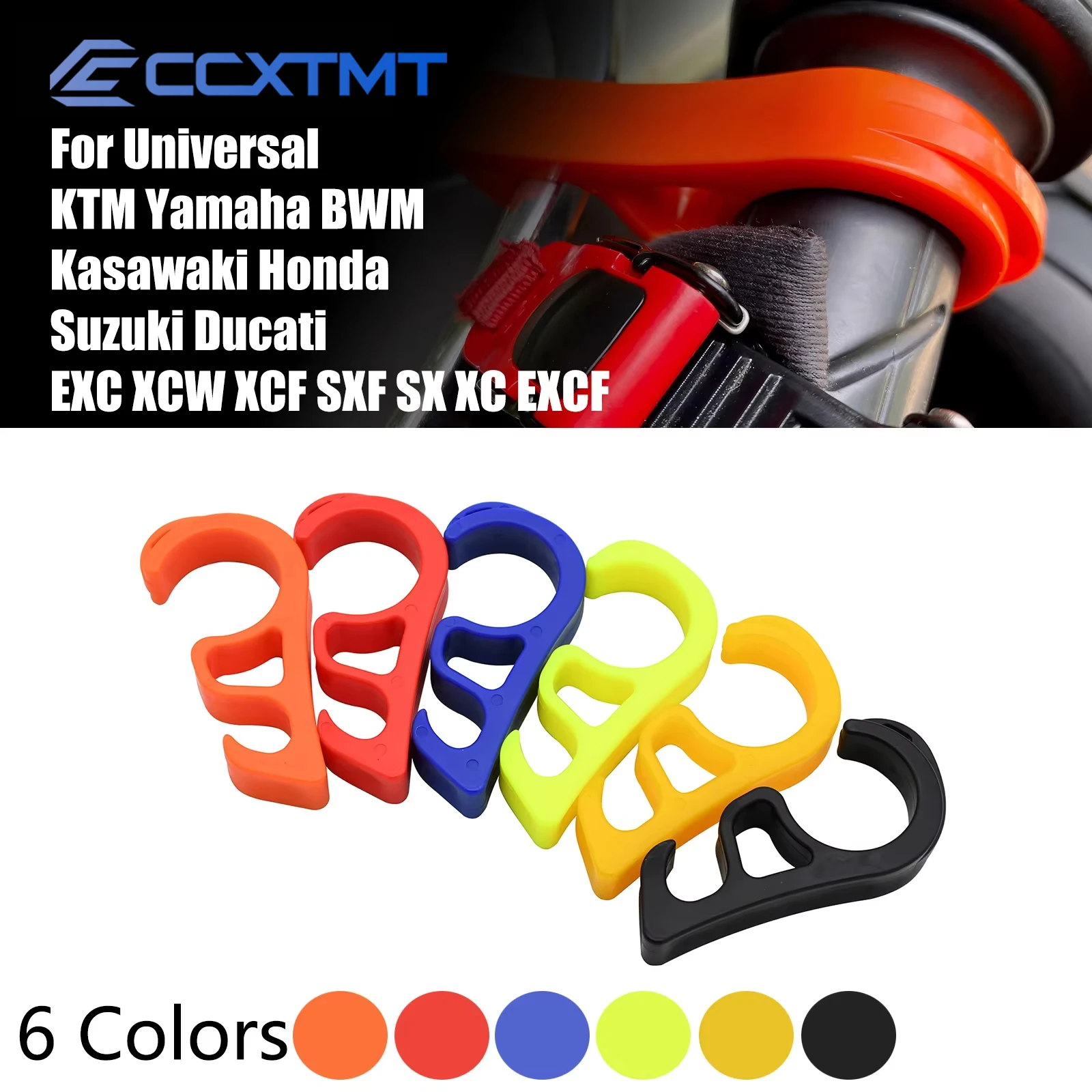 

For Honda KTM Yamaha Kasawaki Husqvarna Suzuki Motorcycle Universal Brake Hook Parking Safety Lock Bicycle Ramp Parking Lock