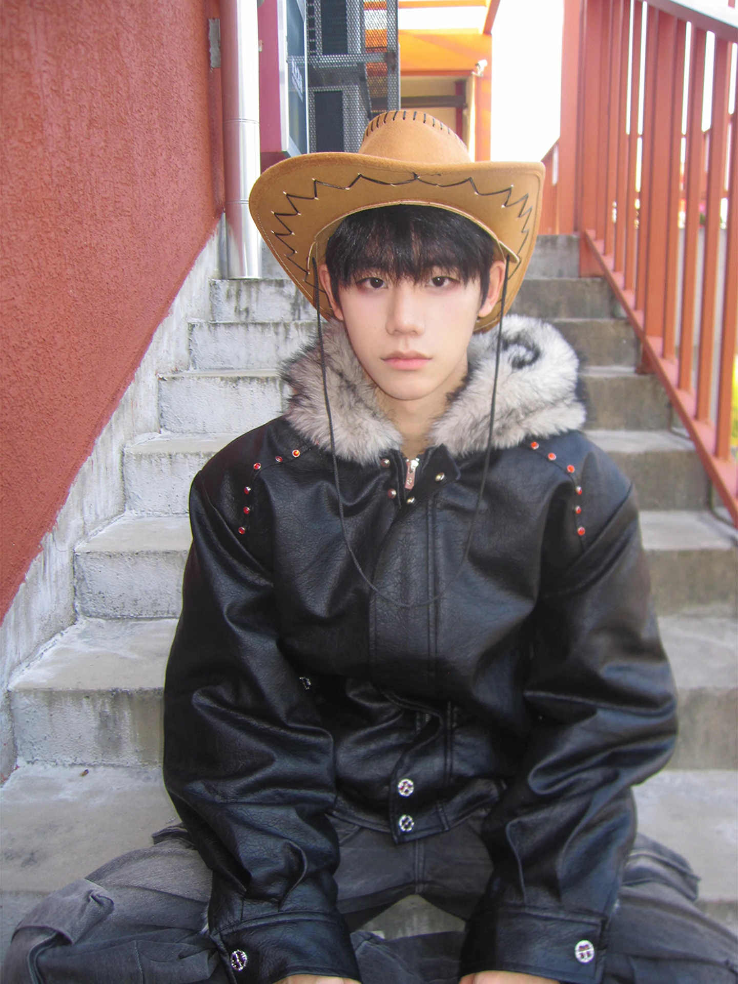 

Thiened ort Cotton Jaet with Fur Collar for Men And Women Casual Warm Winter Coat Cleanfit Sle Regular Sve Length