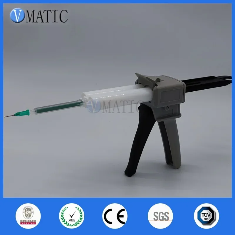 ‌ AB Kleberspender-Set 2:1 und 1:1 |   50 ml Doppelkartuschenpistole mit Mischdüsen Kostenloser Versand ‌