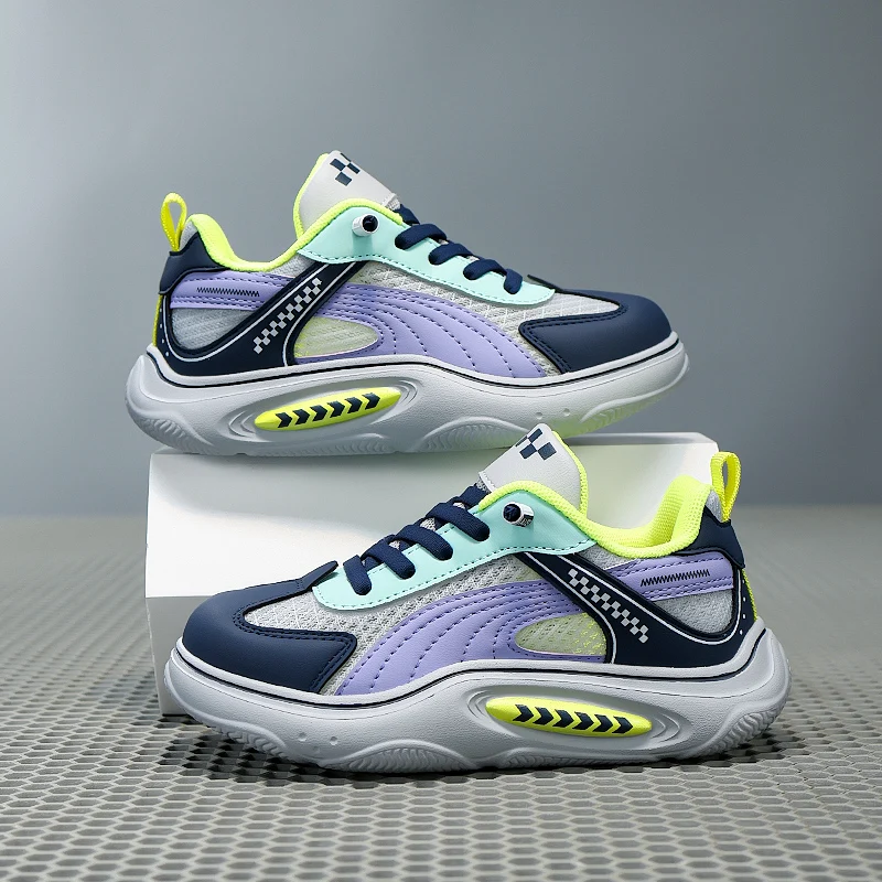 

New Fahion Running Shoes Trainers for Kids Comfortable Platform Running Sneakers Size 31-39 Non-slip Outdoor Sports Shoes Child