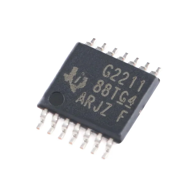 

10Pcs New Original Msp430G2211Ipw14R Silk Screen G2211 Tssop-14 16-Bit Mixed Signal Microcontroller-Mcu