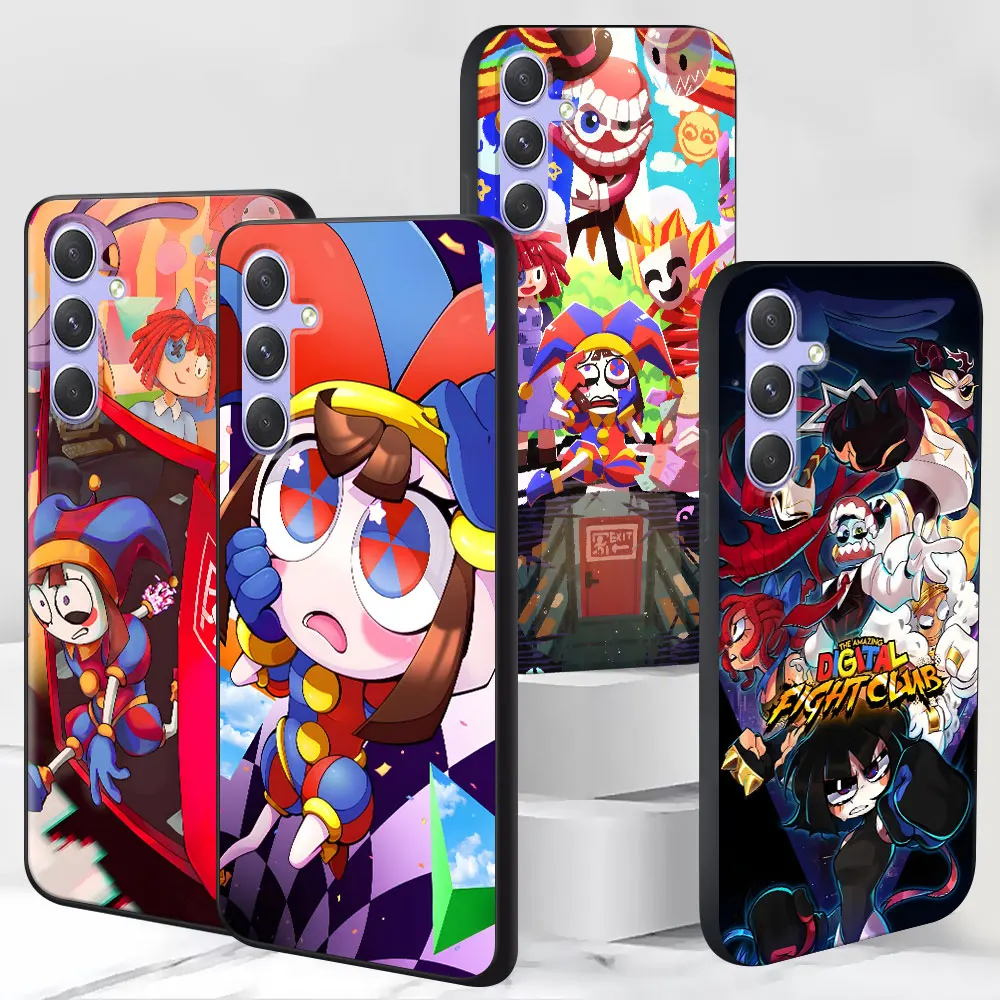 Pomni Amazing Digital Circus Case for Samsung Galaxy A51 A53 A54 A31 A52 A12 A13 A21s A22 A32 A11 A22 A33 A41 TPU Phone Cover