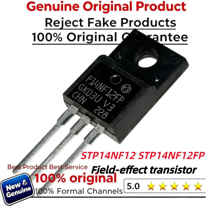 5-10-20pcs 100% New Imported Original STP14NF12 P14NF12 TO-220   STP14NF12FP  P14NF12FP  TO-220F  120V 14AMO SFET