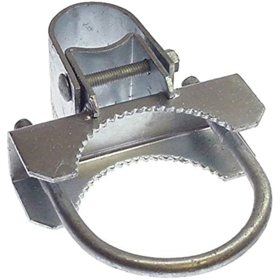 

'Bull Dog' Commercial Duty Gate Hinge - 4" Outside Diameter, Galvanized, Steel, Industrial Style