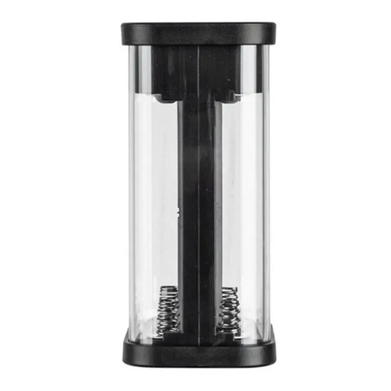 CYCLI-18650 Battery Power Bank Case, 22.5W Fast Charging Transparent Black LED Battery Storage Box