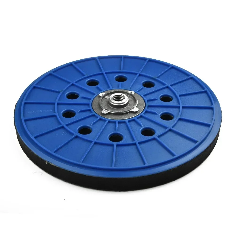 9 Inch 210mm 10 Holes Drywall-Sander Hook And LoopBackup Pad With-14mm Thread Polishing Sanding Abrasive Discs For Dustless Sand