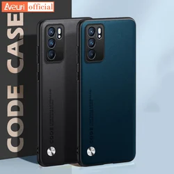 Luxury PU Leather Phone Case For OPPO Reno 5 Z 4Z 5Z 6Z Cover Matte Silicone Case For OPPO Reno 3 4 5 Lite 6 Pro Plus 5G Coque
