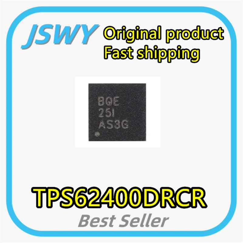 (10/100 pieces) TPS62400DRCR TPS62400 Dual-channel step-down converter chip silkscreened BQE VSON-10 100% brand new and original