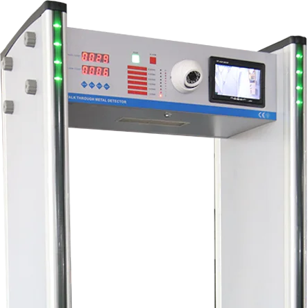 

6 Zones CCTV Cameras Walk Through Metal Detector In Factories And Hotels