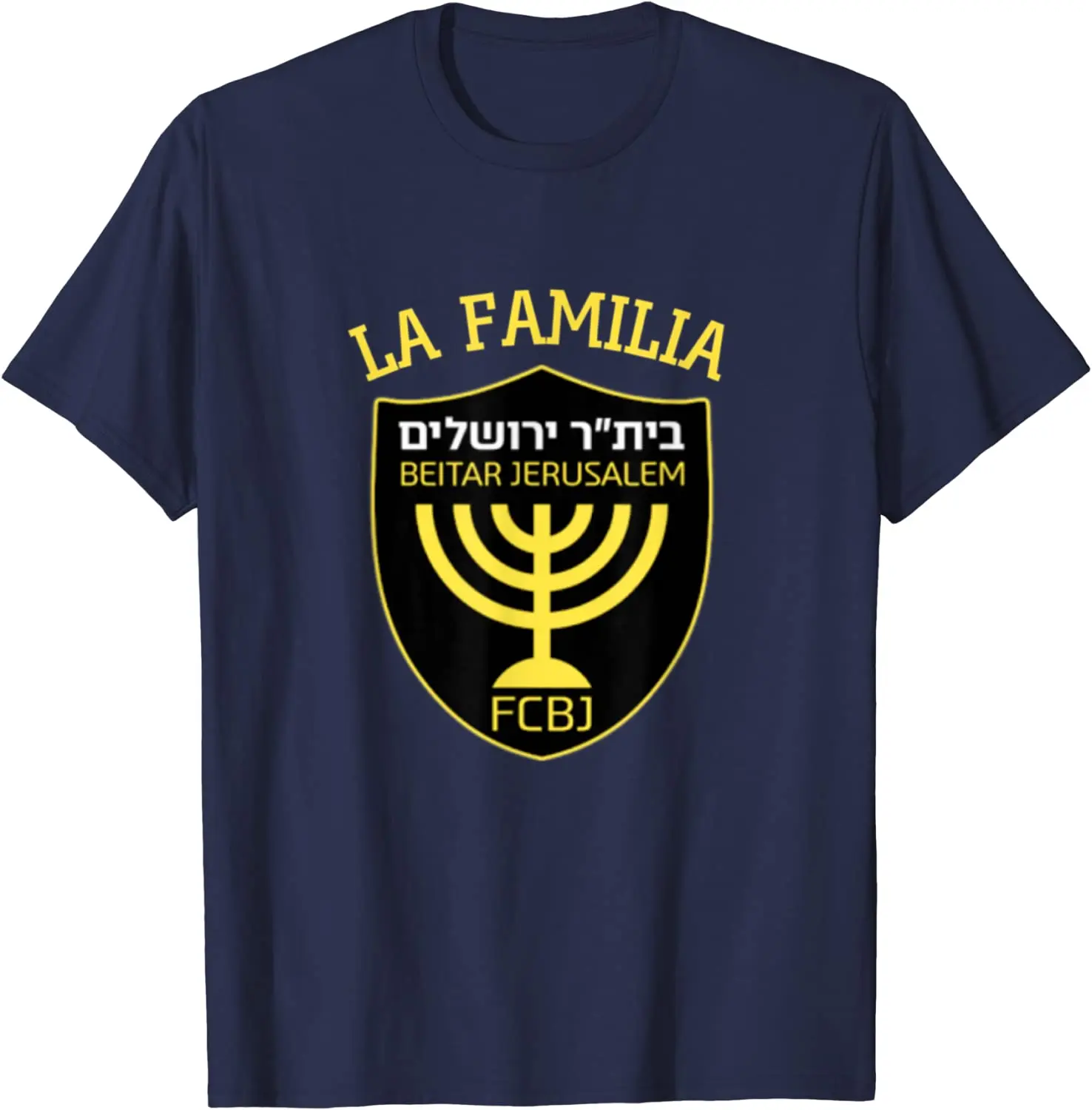 Beitar Jerusalem FC Soccer Football Shirt La Familia Israel T-Shirt Cotton Casual Graphic T Shirts