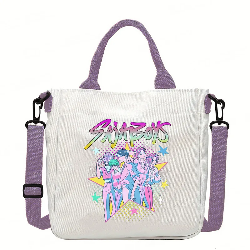 أنيمي الكرتون أنيمي حقيبة كروسبودي جماليات أنيمي الكرتون 2025 حقائب كتف نسائية حقيبة ساعي الموضة الكورية