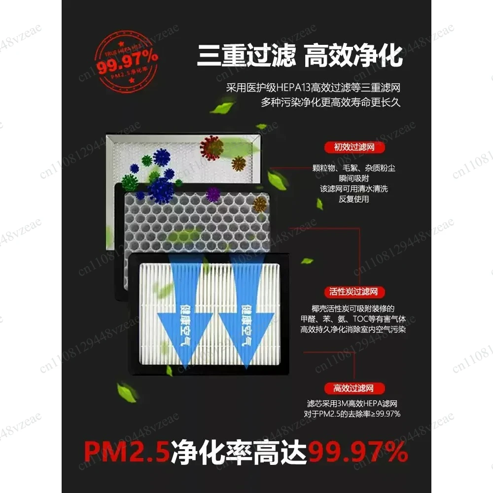 PM2.5 Purification Ventilation Integrated Air System Two-Way Flow Full Heat Exchanger Fresh Air Machine Household