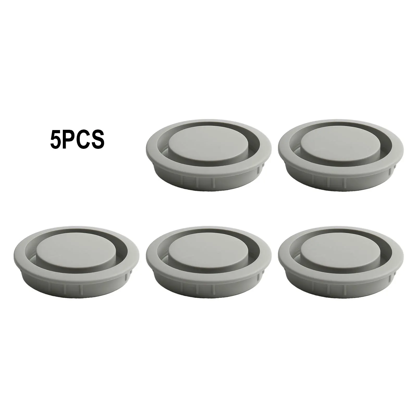 

5PCS/Lot Stainless Steel Air Vent Grille Cover Black White Wardrobe Cabinet Mesh Hole Ventilation Plugs Dia.50mm