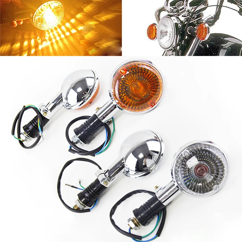 Motorcycle Turn Signal Lights For Yamaha XV400 XV650 XV1100 XV1300 XVS650 Virago V MAX1200 star XVS 400 1100 Indicator Lamp