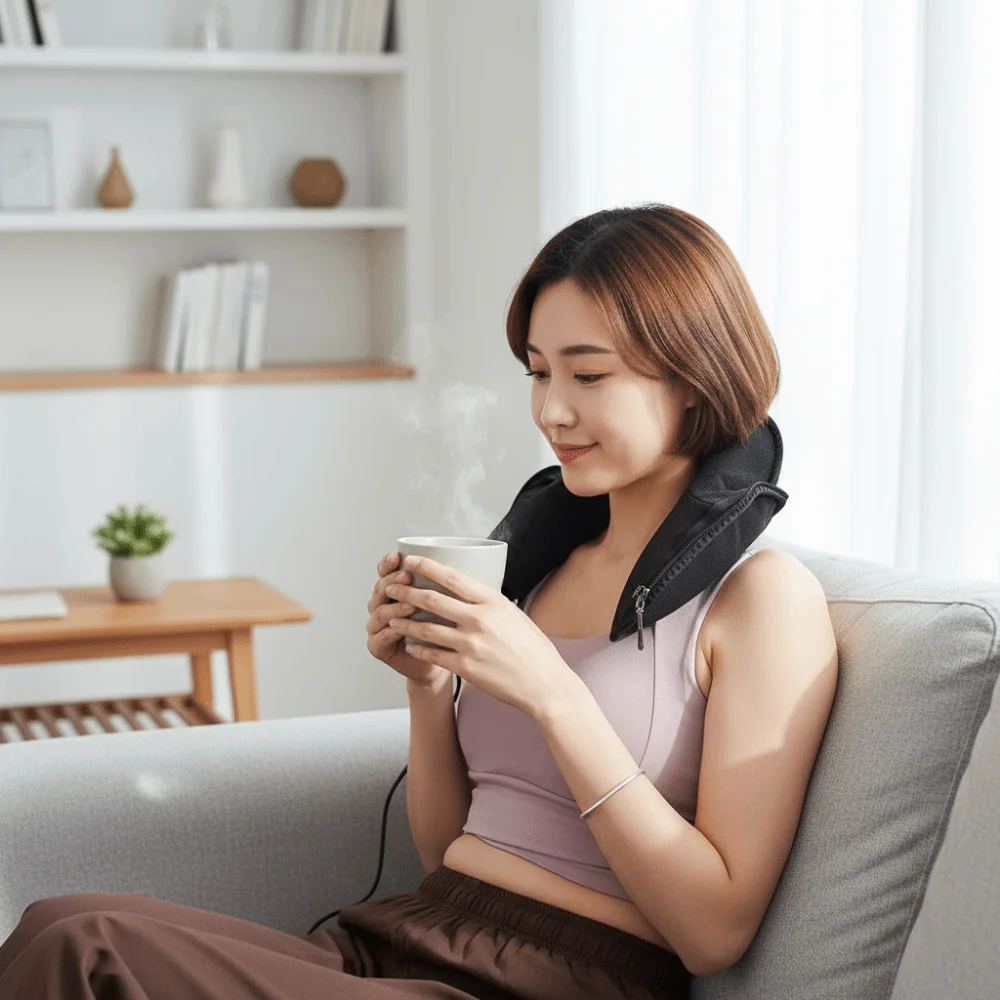 

USB-нагревательная грелка для шеи и плеч, 3 режима, мягкая нагревательная накидка для шеи с подогревом, удобная с застежкой-молнией, электрическая грелка, шаль