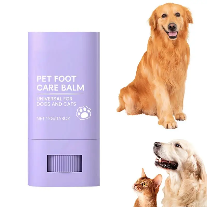 Paw Soother Balm Dogs Paw Protectors 15g Paw Moisturizer For Cracked Paws Licksafe Cream Butter For Cat Paw Pad Lotion