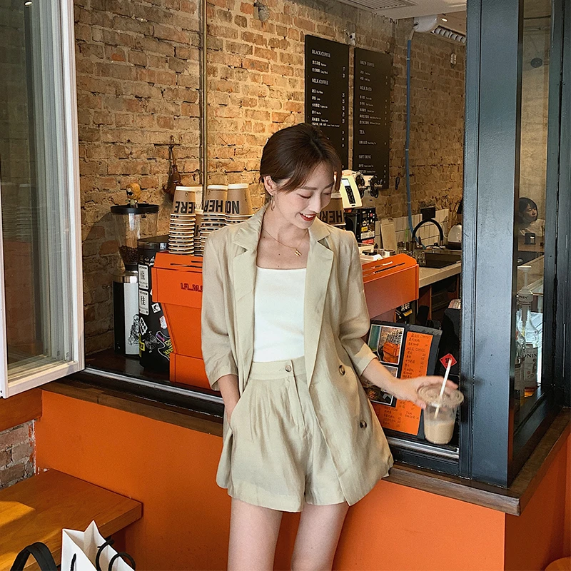 

Hellokay Chic Simple Knitted Csole Tank Top Inner Wear Summer Outerwear irt for Women Commute Sle Pure Color Polyester