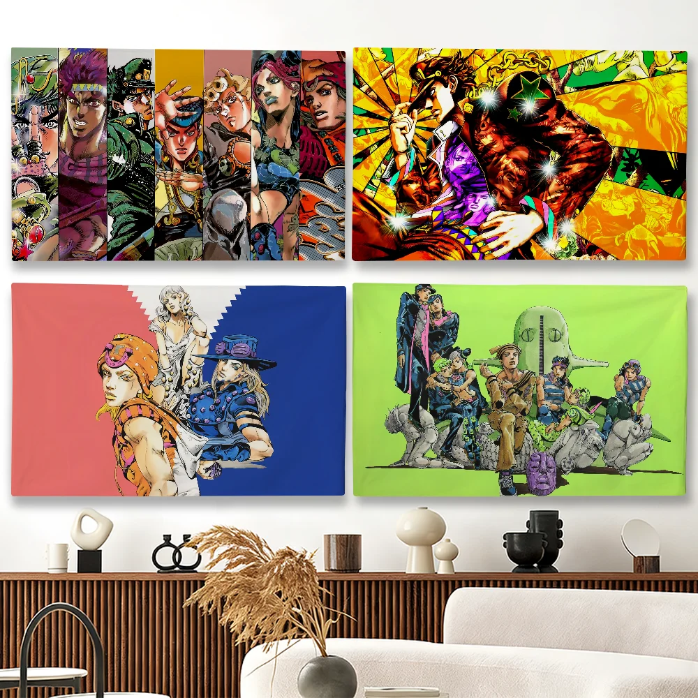 Outdoor Adventure Club - Bandeira de JoJo's Bizarre Adventure, adequada