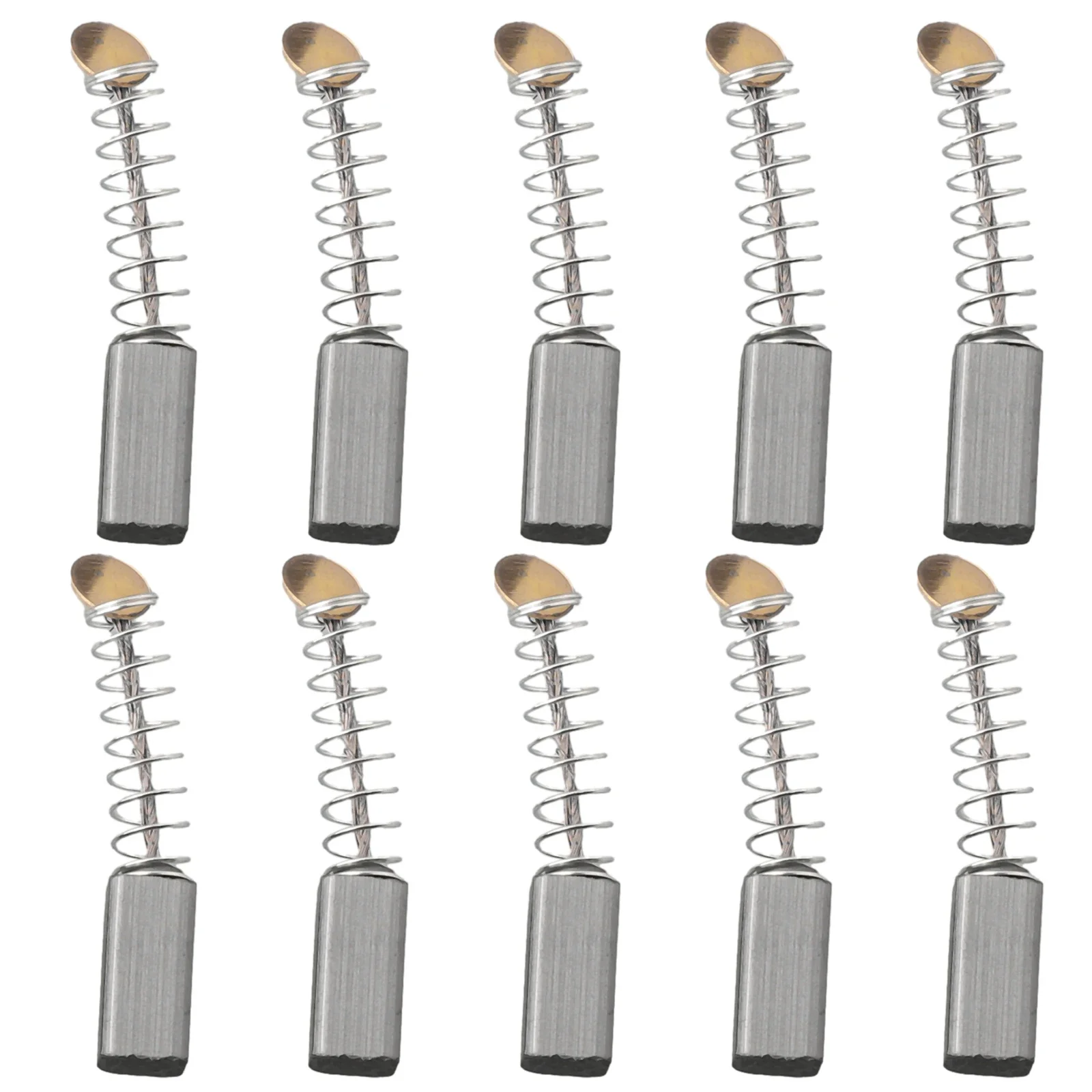 10pcs แปรงคาร์บอนคาร์บอน 10*5*5 มม.10pcs สําหรับมอเตอร์เครื่องมืออุปกรณ์เสริมคาร์บอนแปรงอะไหล่