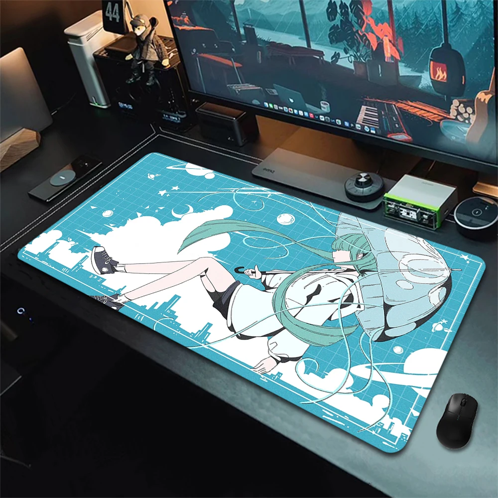 

Art Aesthetics Non-Slip Mousepad Office Desk Mat 100x50cm Cute Mouse Pad Big Computer Keyboard Pad XXL Rubber Mouse Mat Tablepad