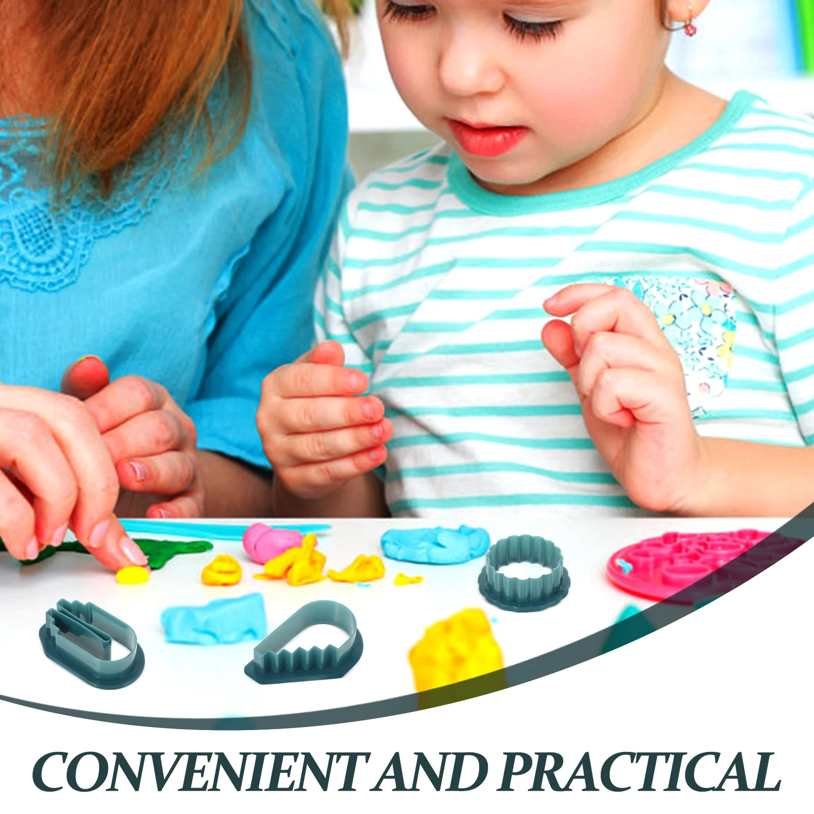 

1Set Cutting Mold Clay Cutter Kit Jewelry Pendant Earring Polymer DIY Tools Smooth Edges Craft Supplies Plastic Clay Cutter