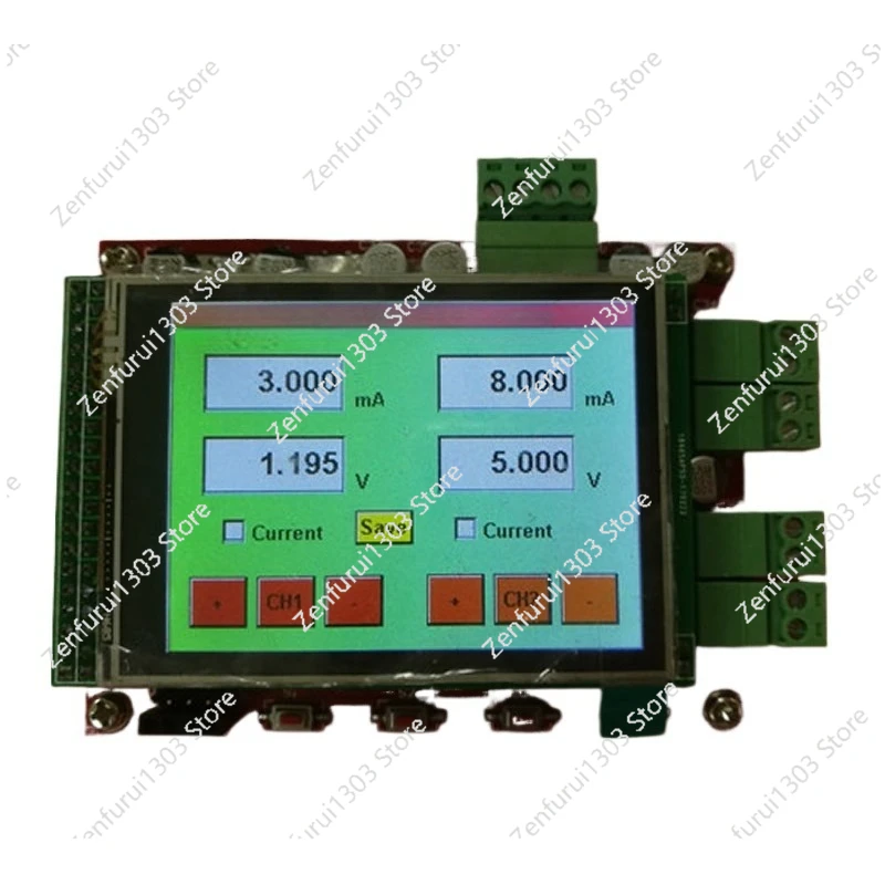 current source  constant current source voltage source module of 2 channel color touch screen