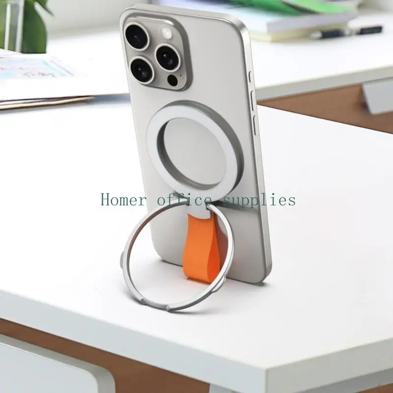 

K43B Сильное магнитное крепление для телефона Настольный держатель Надежная поддержка Кронштейн для колец на палец