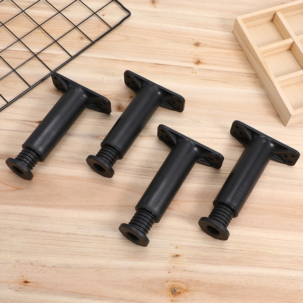 

6pcs Bed Support Legs Replacement Parts Extenders Furniture Feet Adjustable Durable Heavy Duty Table
