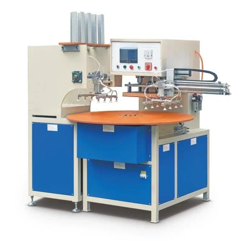 Automatic disc blister packaging machine, heat sealing paper card bubble sealing machine